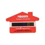 Branded Small Temperature Gauge Card in House Shape