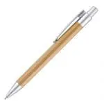 Personalised bamboo pen with recyclable trim and printed logo