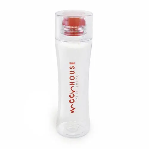 Branded Tang Water Bottle 450ml with Clear Body and Red lid