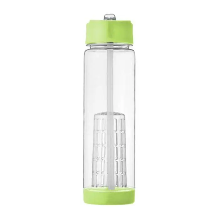 Branded Tutti-Frutti Tritan Infuser Sport Bottle 740ml with matching coloured lid and base and printed logo