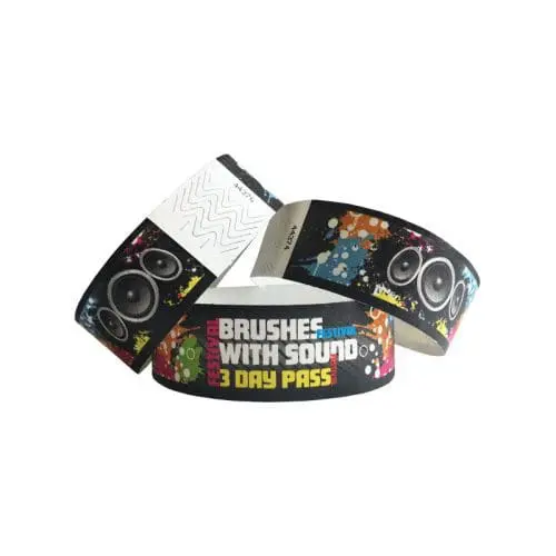 Branded Tyvek Security Wristbands