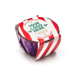 Promotional Chocolate Christmas Pudding with printed logo or design