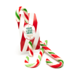 Printed Eco Info Card - Candy Cane with printed logo or design