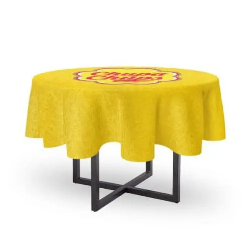 Printed 5ft Circular Tablecloth in lots of colours and printed with your logo or design