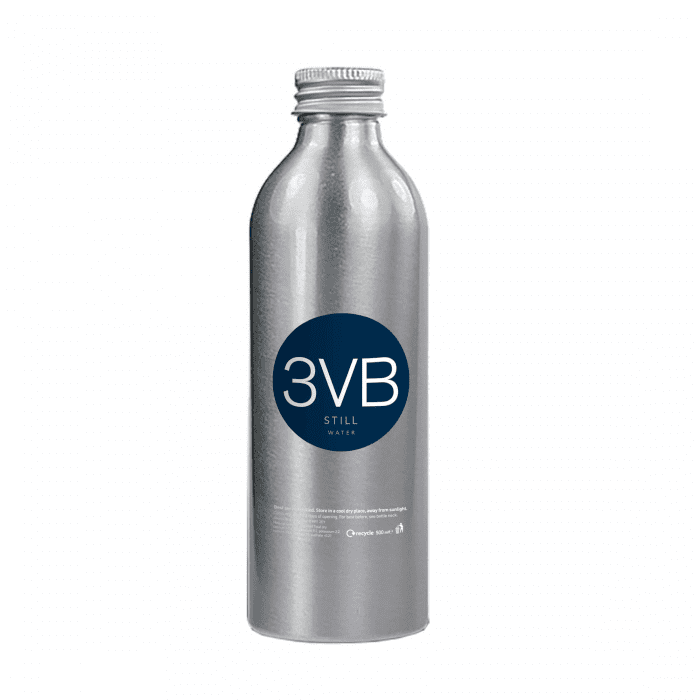 Promotional Aluminium Bottled Water 500ml with screw lid printed with logo or design