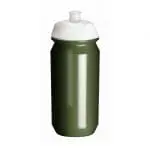 Promotional Biodegradable Sports Bottle 500ml with black body and white lid and printed logo