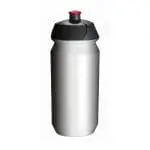 Promotional Biodegradable Sports Bottle 500ml with black and red lid and printed logo