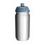 Promotional Biodegradable Sports Bottle 500ml with blue lid and printed logo