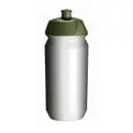 Promotional Biodegradable Sports Bottle 500ml in dark green with printed logo