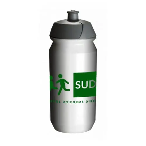 Printed Biodegradable Sports Bottle 500ml in grey with printed logo