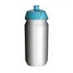 Promotional Biodegradable Sports Bottle 500ml in light blue with printed logo