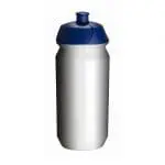 Branded Biodegradable Sports Bottle 500ml in navy blue with printed logo