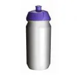 Promotional Biodegradable Sports Bottle 500ml in purple with printed logo