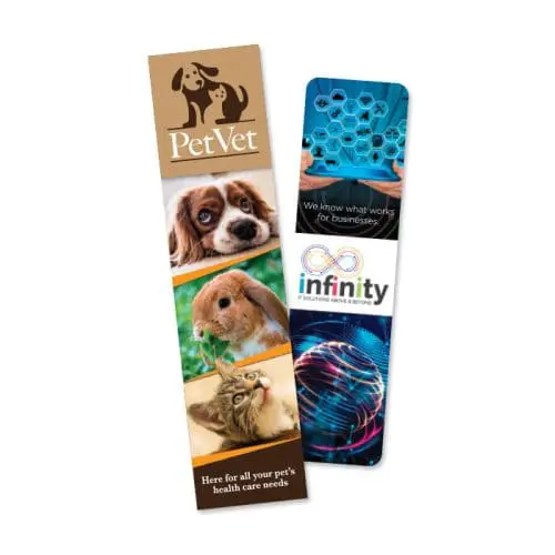 Promotional Card Bookmark printed with logo or design