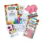 Promotional Children's Activity Book with pencils and printed with logo or design