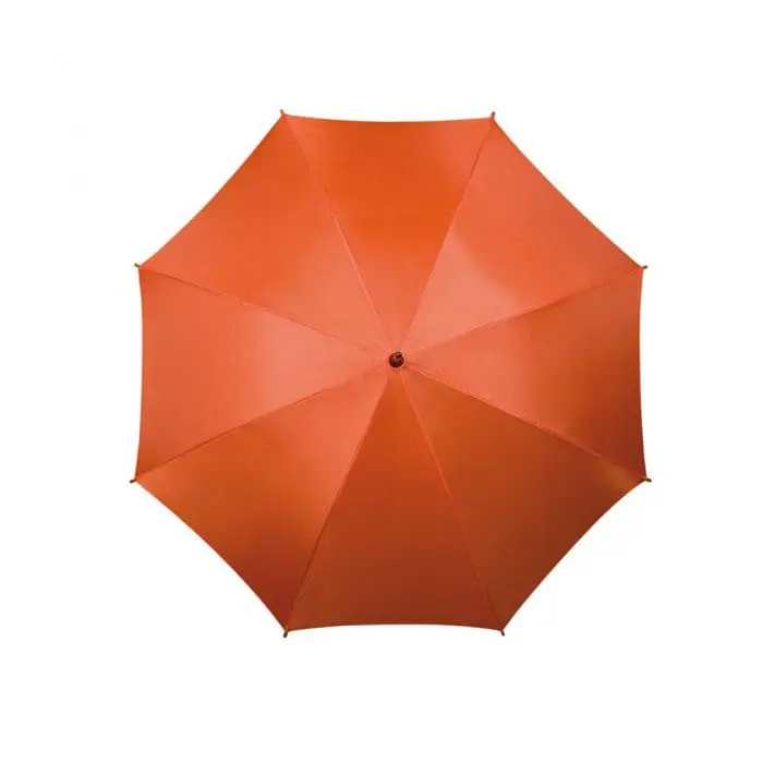 Custom-branded Classic Wooden Crook Umbrella with printed logo