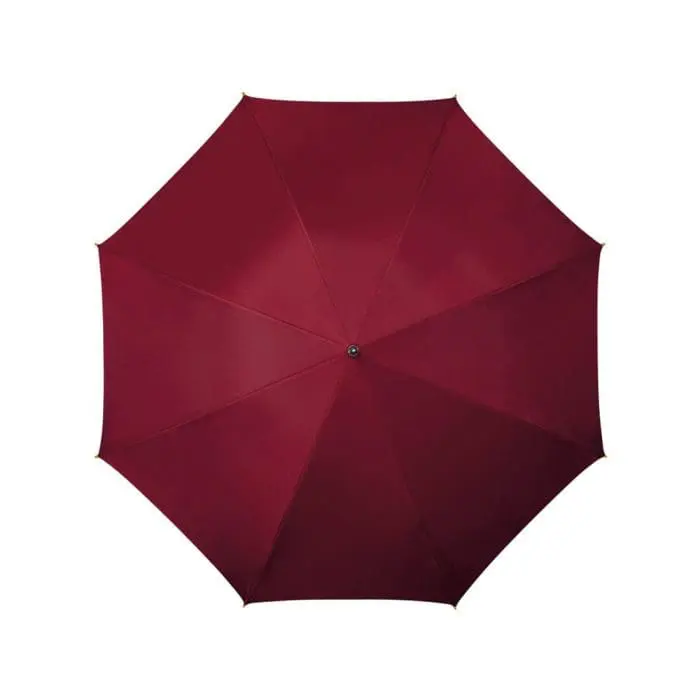 Personalised Classic Wooden Crook Umbrella with printed logo