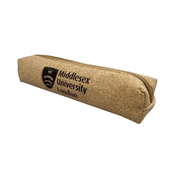 Printed Cork Pencil Case with printed logo or design