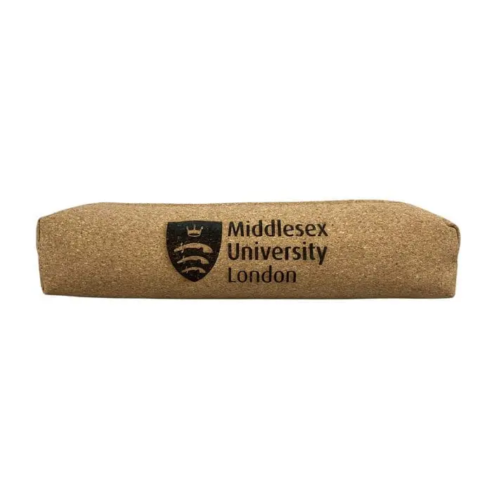 Promotional Cork Pencil Case with printed logo or design