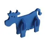 Promotional Foam Animal Puzzles in cow shape printed with logo or design