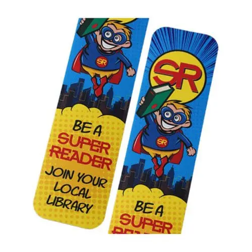 Promotional Foam Tuff Bookmark printed with logo or design