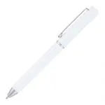 Branded Grenadier Ball Pen in white and printed with logo