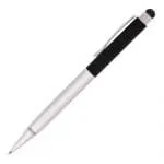 Promotional Harris Stylus Ball Pen in black and printed with logo