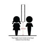 Promotional Height Chart printed with logo or design