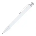 Branded Hurst Ballpen in white with printed logo