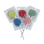 Customised Lollipops with Sticker with printed logo or design