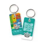 Promotional Loyalty Card Style Keyring printed with a logo or design