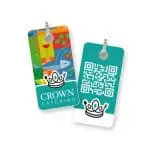 Branded Loyalty Card Style Keyring printed with a logo or design