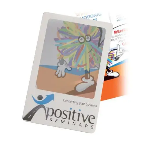 Promotional Magnifier Card with printed logo or design