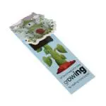 Promotional Shaped Folding Magnetic Bookmark printed with logo or design