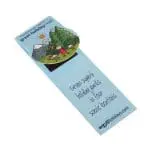 Promotional Shaped Folding Magnetic Bookmark printed with logo or design