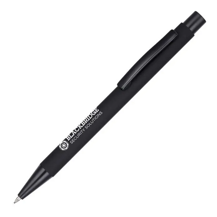 Printed Travis Noir Mechanical Pencil in black with printed logo