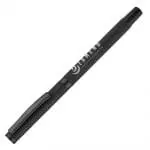 Printed Travis Noir Roller Pen in black with printed logo