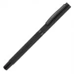 Branded Travis Noir Roller Pen in black with printed logo