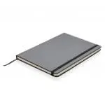 Promotional A5 Plain Classic Hardcover Sketchbook with printed logo and elastic closure