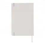 Promotional A5 Plain Classic Hardcover Sketchbook in white with printed logo