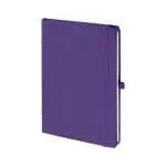 Branded Welcome Gift Set 2 A5 Notebook in purple with printed logo