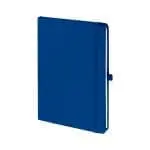 Branded Welcome Gift Set 2 A5 Notebook in royal blue with printed logo