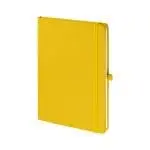 Branded Welcome Gift Set 2 A5 Notebook in yellow with printed logo