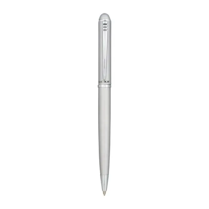 Promotional Andante Duo Pen Gift Set in box with twist ballpoint pen and printed logo