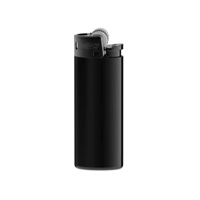 Printed BIC All Black Lighter in black with printed logo or design