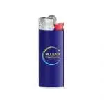 Promotional BIC Standard Lighter in dark blue with printed logo or design