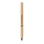 Promotional Bamboo Inkless Pen in bamboo with printed logo or design