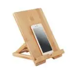 Printed Bamboo Tablet Stand in bamboo with printed logo or design