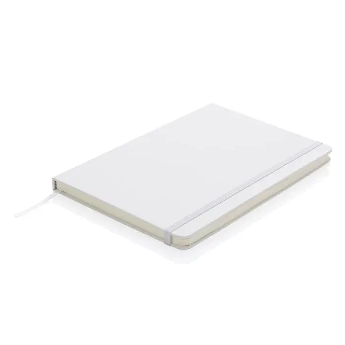 Branded Cloud Classic Hardcover Notebook A5 with printed logo, page marker and elastic closure