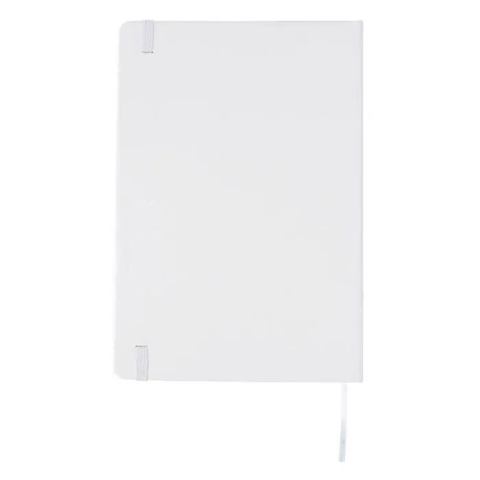 Branded Cloud Classic Hardcover Notebook A5 with printed logo, page marker and elastic closure